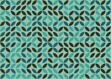 Soyut Geometrik Desen üretken hesaplama sanatı çizimi