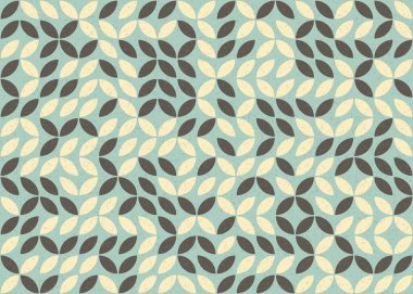 Soyut Geometrik Desen üretken hesaplama sanatı çizimi