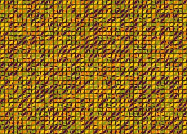 Soyut Geometrik Desen üretken hesaplama sanatı çizimi