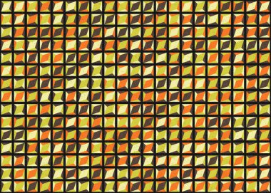 Soyut Geometrik Desen üretken hesaplama sanatı çizimi