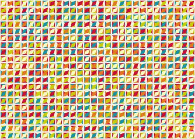 Soyut Geometrik Desen üretken hesaplama sanatı çizimi