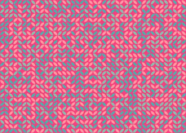 Soyut Geometrik Desen üretken hesaplama sanatı çizimi