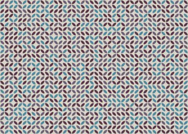 Soyut Geometrik Desen üretken hesaplama sanatı çizimi