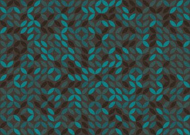 Soyut Geometrik Desen üretken hesaplama sanatı çizimi