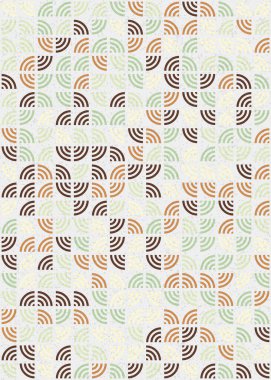 Soyut Geometrik Desen üretken hesaplama sanatı çizimi