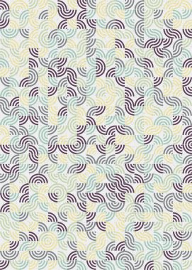 Soyut Geometrik Desen üretken hesaplama sanatı çizimi