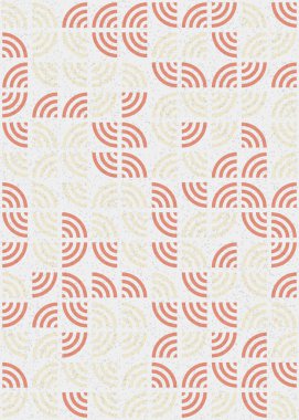 Soyut Geometrik Desen üretken hesaplama sanatı çizimi