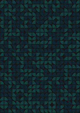 Soyut Geometrik Desen üretken hesaplama sanatı çizimi