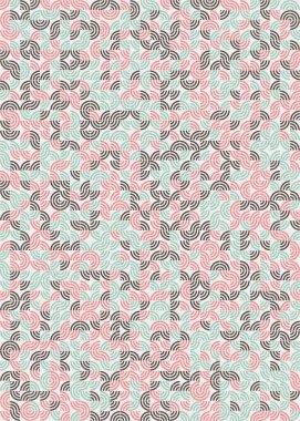 Soyut Geometrik Desen üretken hesaplama sanatı çizimi