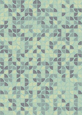 Soyut Geometrik Desen üretken hesaplama sanatı çizimi