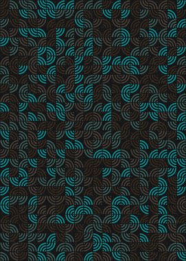 Soyut Geometrik Desen üretken hesaplama sanatı çizimi