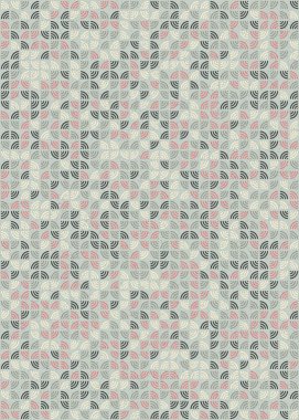 Soyut Geometrik Desen üretken hesaplama sanatı çizimi