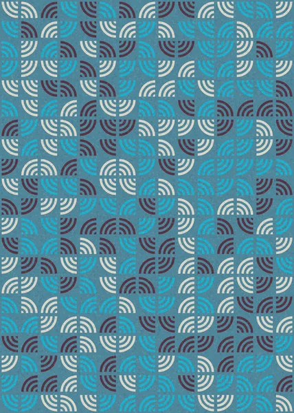 Soyut Geometrik Desen üretken hesaplama sanatı çizimi