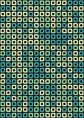 Soyut Geometrik Desen üretken hesaplama sanatı çizimi