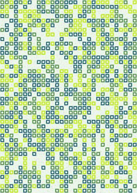 Soyut Geometrik Desen üretken hesaplama sanatı çizimi