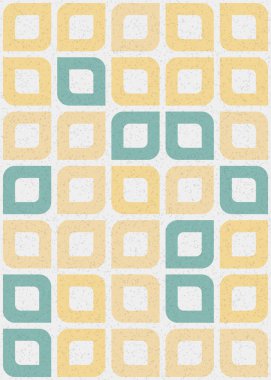 Soyut Geometrik Desen üretken hesaplama sanatı çizimi