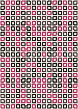 Soyut Geometrik Desen üretken hesaplama sanatı çizimi