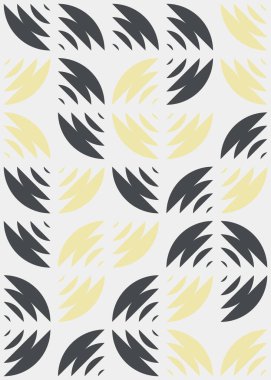 Soyut Geometrik Desen üretken hesaplama sanatı çizimi