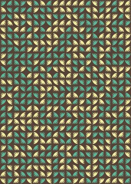 Soyut Geometrik Desen üretken hesaplama sanatı çizimi