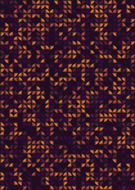 Soyut Geometrik Desen üretken hesaplama sanatı çizimi