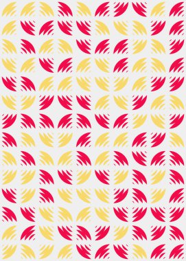 Soyut Geometrik Desen üretken hesaplama sanatı çizimi