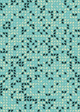 Soyut Geometrik Desen üretken hesaplama sanatı çizimi