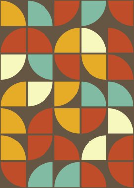 Soyut Geometrik Desen üretken hesaplama sanatı çizimi