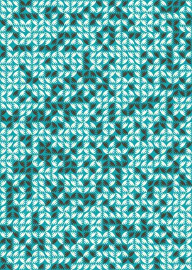 Soyut Geometrik Desen üretken hesaplama sanatı çizimi