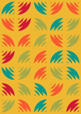 Soyut Geometrik Desen üretken hesaplama sanatı çizimi