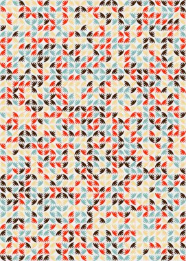 Soyut Geometrik Desen üretken hesaplama sanatı çizimi