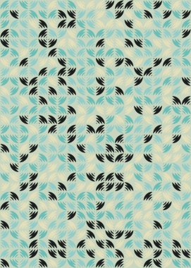 Soyut Geometrik Desen üretken hesaplama sanatı çizimi