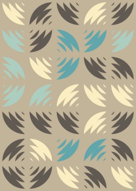 Soyut Geometrik Desen üretken hesaplama sanatı çizimi