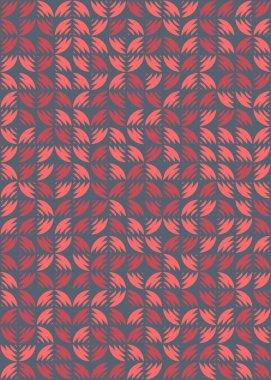 Soyut Geometrik Desen üretken hesaplama sanatı çizimi