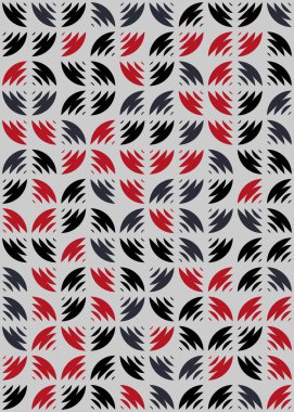 Soyut Geometrik Desen üretken hesaplama sanatı çizimi