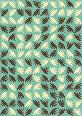 Soyut Geometrik Desen üretken hesaplama sanatı çizimi