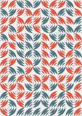 Soyut Geometrik Desen üretken hesaplama sanatı çizimi