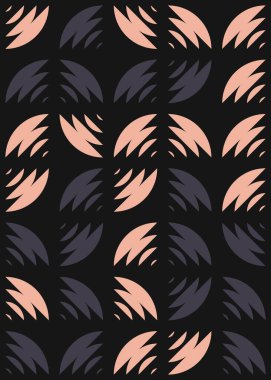 Soyut Geometrik Desen üretken hesaplama sanatı çizimi