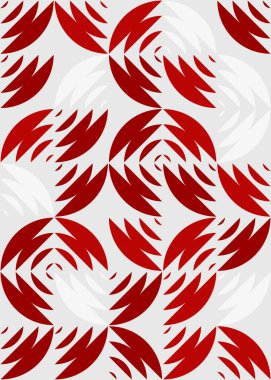 Soyut Geometrik Desen üretken hesaplama sanatı çizimi