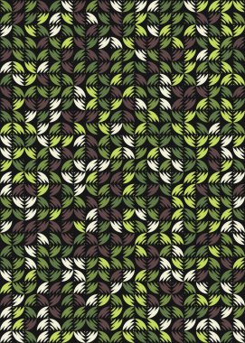 Soyut Geometrik Desen üretken hesaplama sanatı çizimi