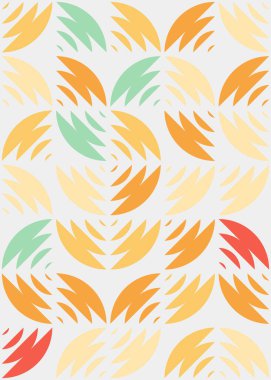 Soyut Geometrik Desen üretken hesaplama sanatı çizimi