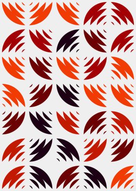 Soyut Geometrik Desen üretken hesaplama sanatı çizimi