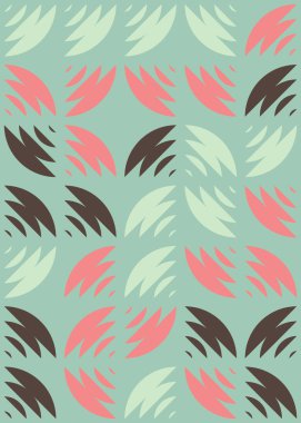 Soyut Geometrik Desen üretken hesaplama sanatı çizimi