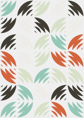 Soyut Geometrik Desen üretken hesaplama sanatı çizimi