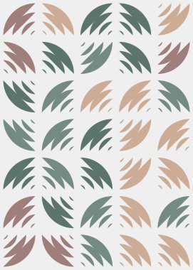 Soyut Geometrik Desen üretken hesaplama sanatı çizimi