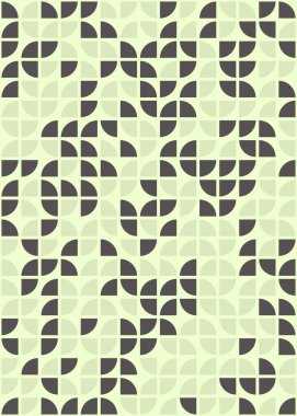 Soyut Geometrik Desen üretken hesaplama sanatı çizimi