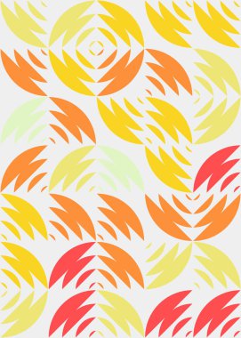 Soyut Geometrik Desen üretken hesaplama sanatı çizimi