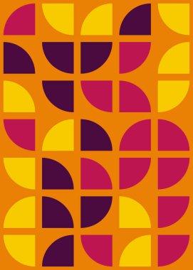 Soyut Geometrik Desen üretken hesaplama sanatı çizimi