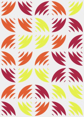 Soyut Geometrik Desen üretken hesaplama sanatı çizimi