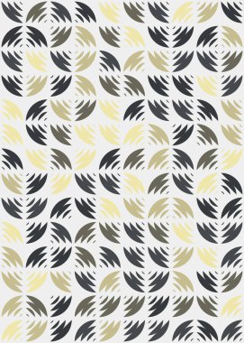 Soyut Geometrik Desen üretken hesaplama sanatı çizimi