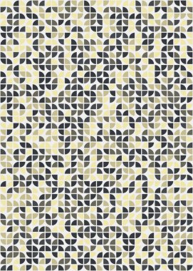 Soyut Geometrik Desen üretken hesaplama sanatı çizimi